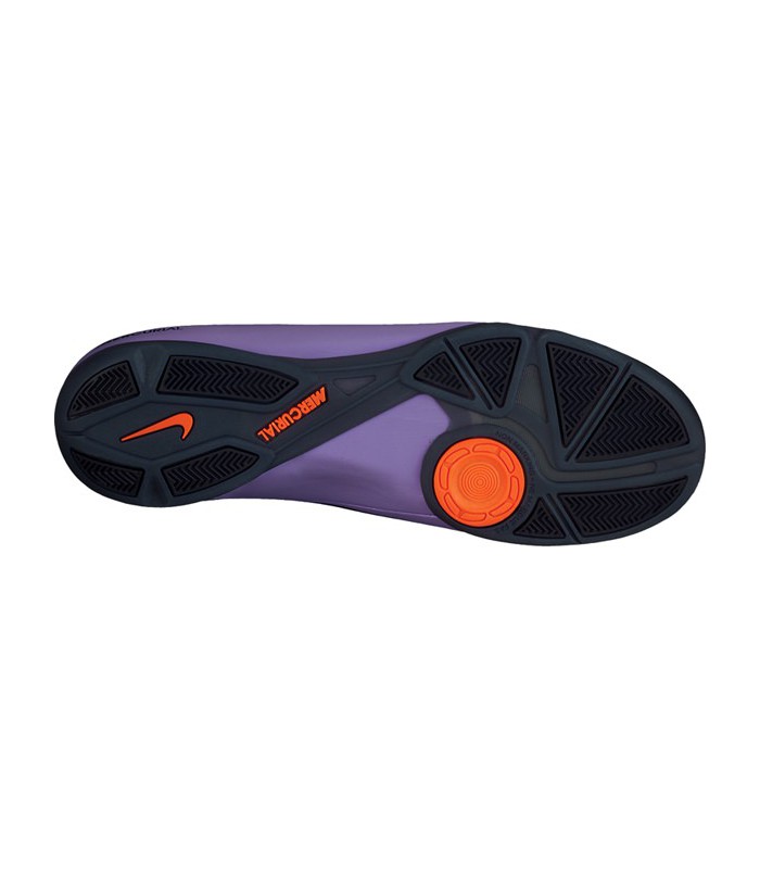 BOTA FUTBOL SALA NIKE MERCURIAL VICTORY IC MORADO-NARANJA - 4TRES3.COM