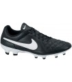 NIKE TIEMPO GENIO LEATHER FG NEGRO-BLANCO