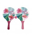 JUEGO PALAS PLAYA BEACH BALL FLOWER